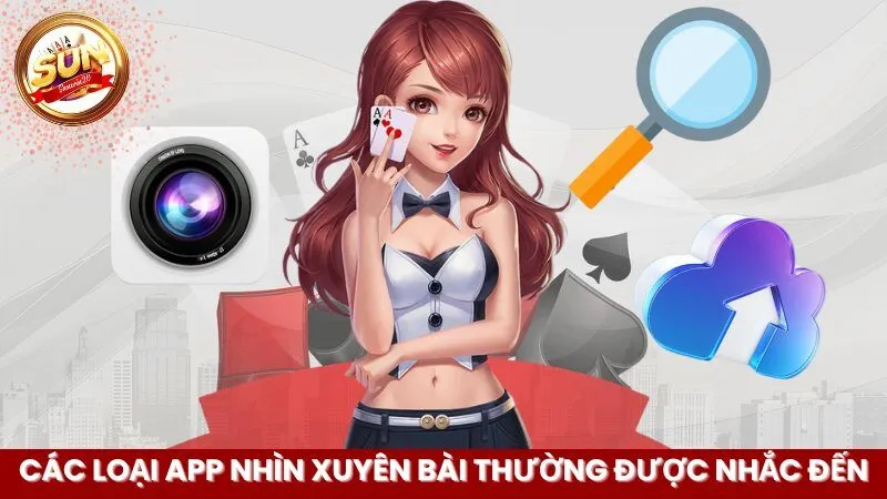 Các loại app nhìn xuyên bài thường được nhắc đến