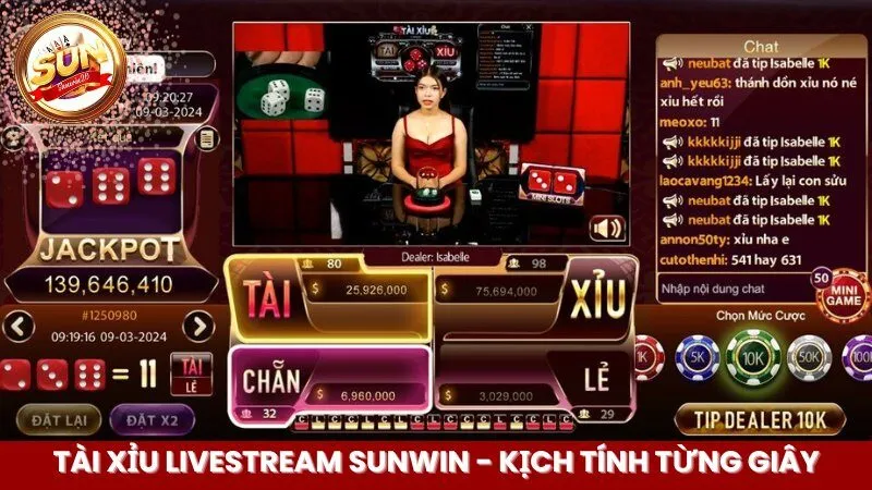 Tài Xỉu Livestream Sunwin - Kịch Tính Từng Giây